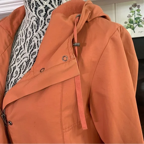 Eileen Fisher Orange Spring Coat - Picture 6 of 13